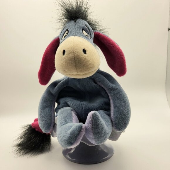 Disney Other - Vintage Walt Disney Company Eeyore Stuffed Plush 9" Donkey Beanie